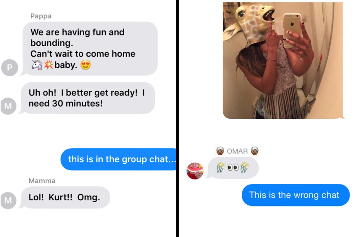 Group photos chat