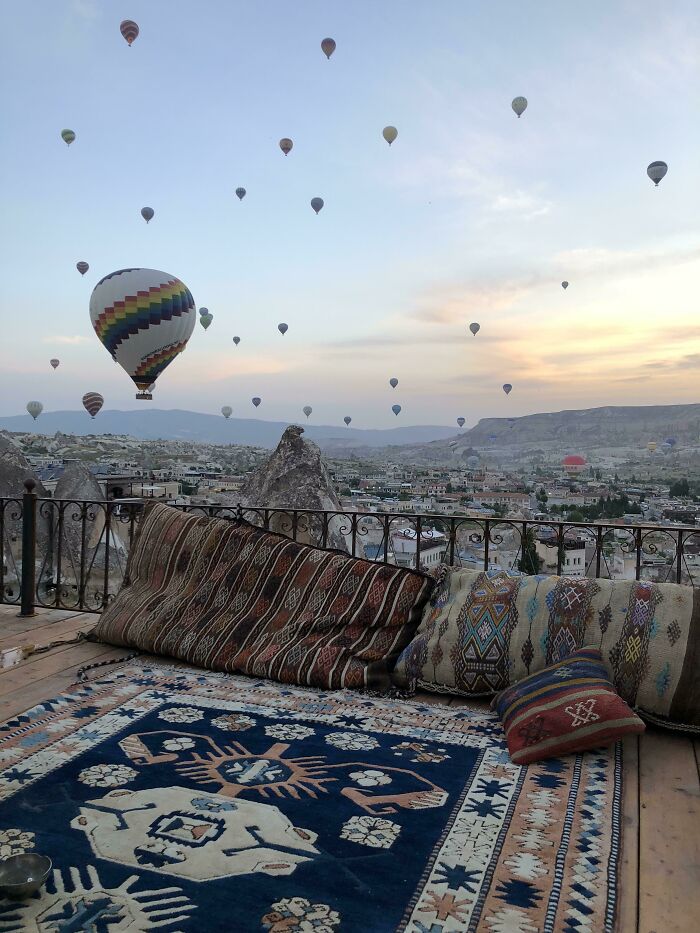Every Day I Was In Cappadocia, Turkey I Woke Up At 4:30 Am To Sip Coffee And Watch The Sunrise. Never Did Disappoint