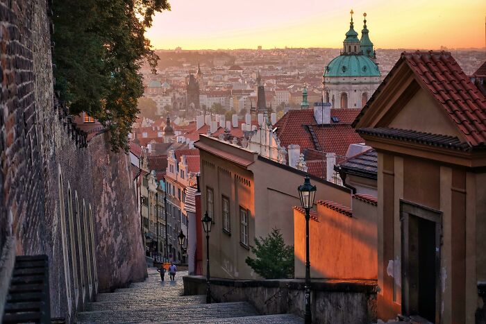 It's Forecast To Be Really Hot In Prague Today, So We Decided To Get All Of Our Sightseeing Out Of The Way Between 5:30 And 7:30 This Morning. Couldn't Have Made A Better Decision