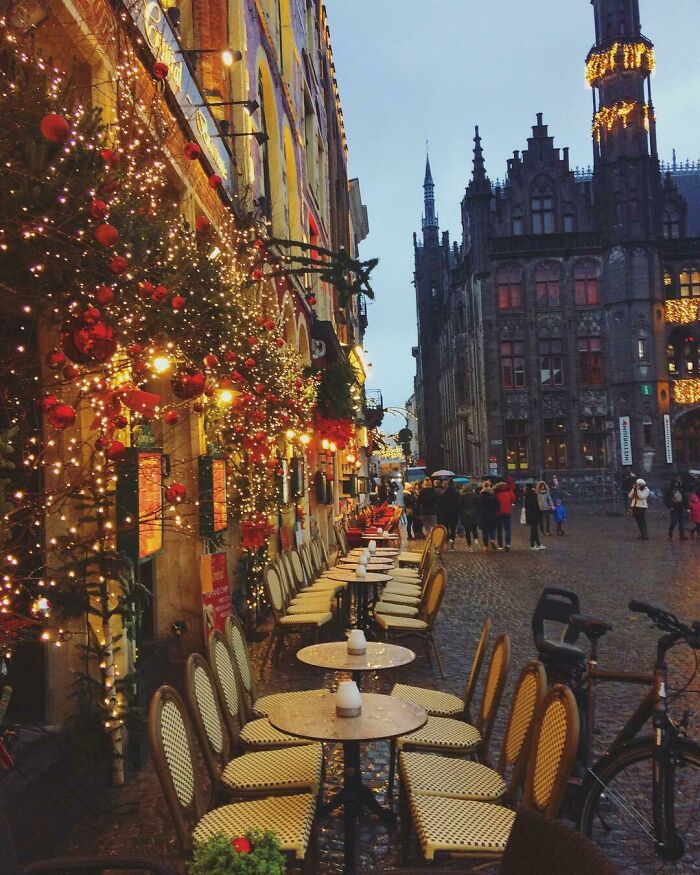 Christmas In The Fairytale Town Of Bruges, Belgium