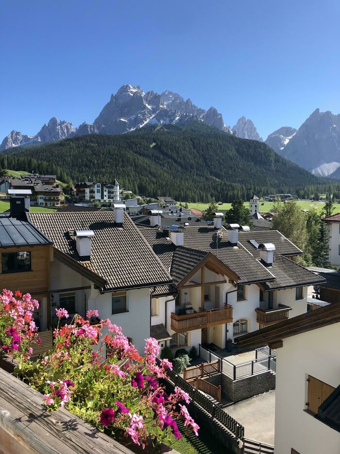 Hard To Beat The View Of The Dolomites From My Hotel In Sesto, Italy