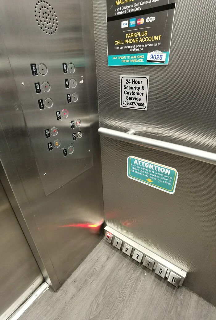 This Elevator With Foot Pedals For Floor Selection