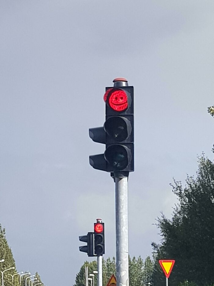 Smiley's On Red Lights In My Town