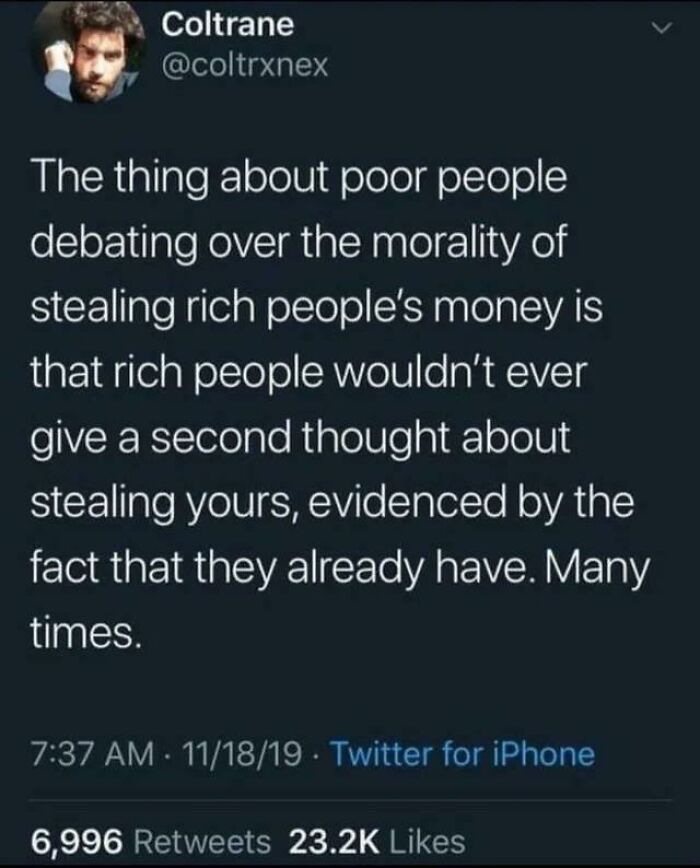 Is It Immoral To Steal From A Villain Of Society?