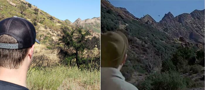 Radar O'reiley From Opening Credits Of M*a*s*h 1972 And Me In Close To The Same Spot 2019.