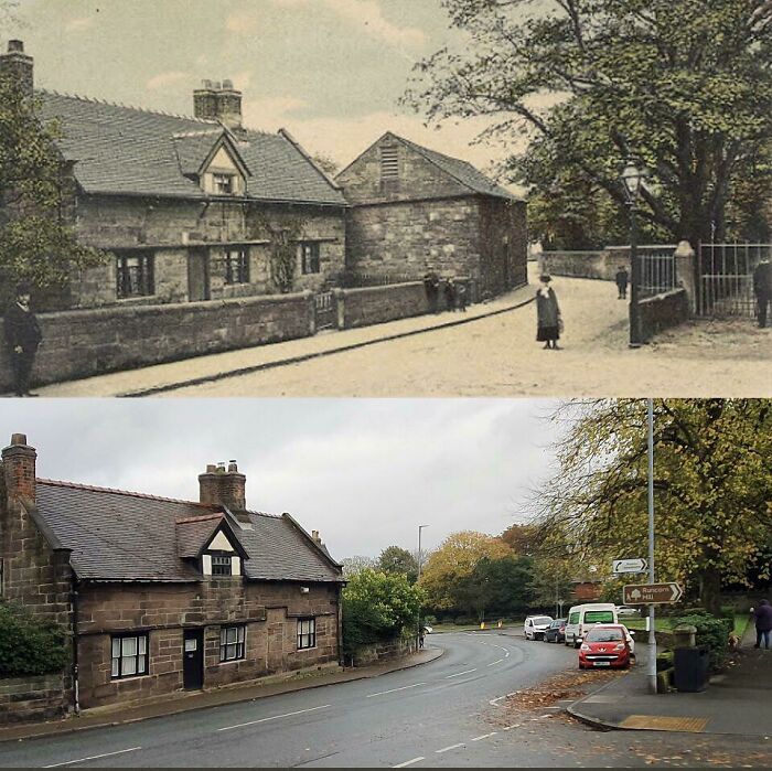 The Photos Are 1900-2021 Of Brookfield Farmhouse, Weston Road, England.