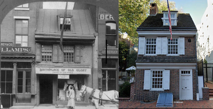 Betsy Ross House, Philadelphia 1909 - 2020