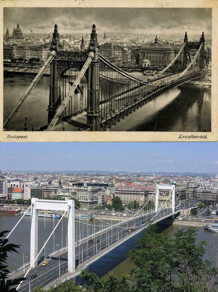 Budapest - Elisabeth Bridge 1903-2003