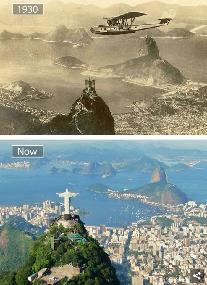 Rio De Janeiro, Brazil, 1930 And Now