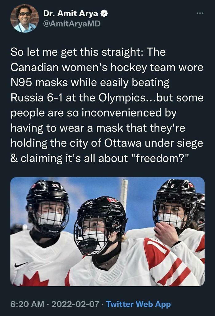 Canadian Women’s Hockey Team Beat Russia While Wearing Masks