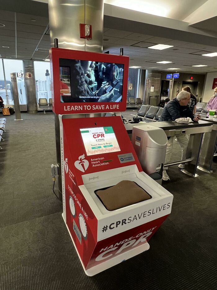 If You’re Bored At The Baltimore Airport You Can Learn CPR