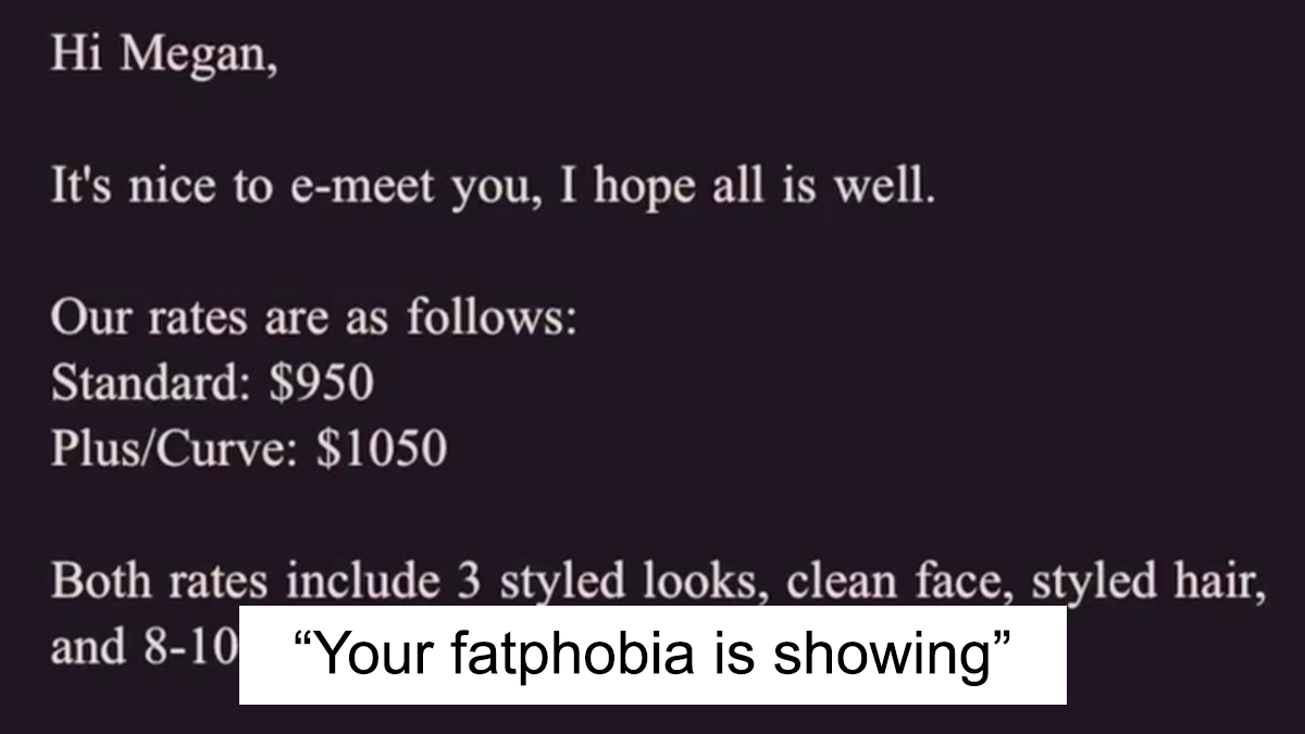 Photographer Charges $100 More For Plus-Size Models, Tries To Justify It Online But People Are Not Buying His Excuses