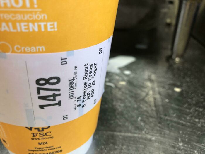 "You Want Some Coffee With Your Sugar And Cream?"