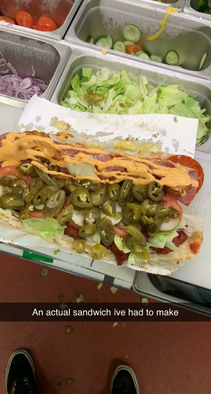 Double Meat Super Sub Stacked Mega Meat I Had To Make Yesterday ;-;