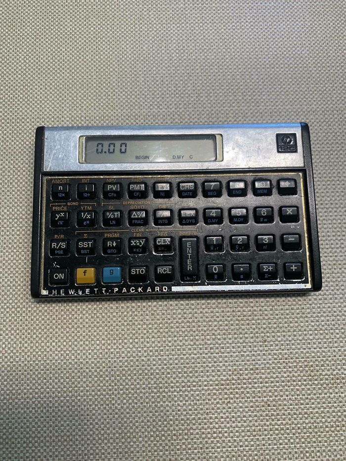 My Dad Is Retiring Today. He’s Used This Hp Finance Calculator Almost Daily Since The Late 80’s