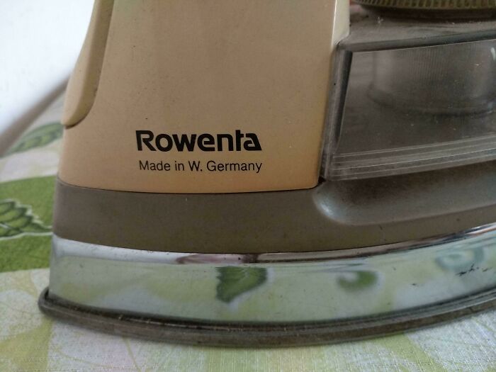 My Mother Still Using This Iron Made In West Germany