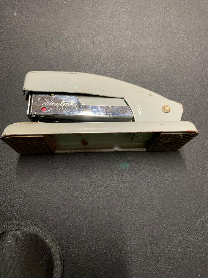 Wanted To Share My Dad's Elementary Swingline 99 From 60s - Still Used