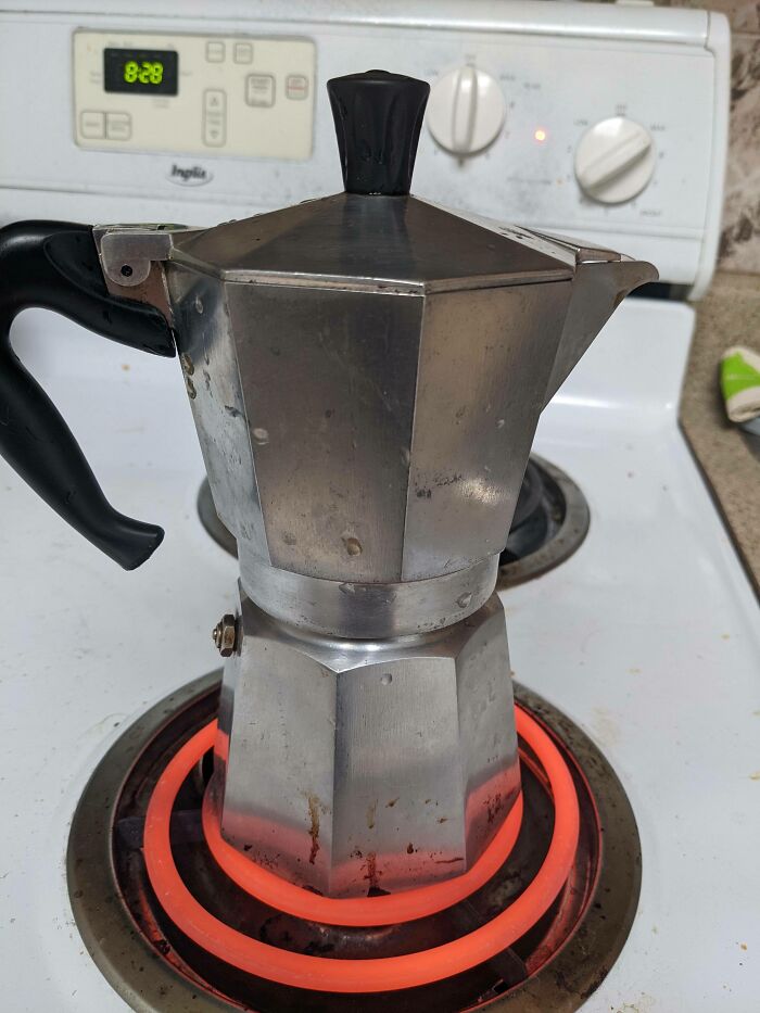 My Bialetti, Doing My Morning Coffee For The Last 12 Years And Probably For At Least Another 12