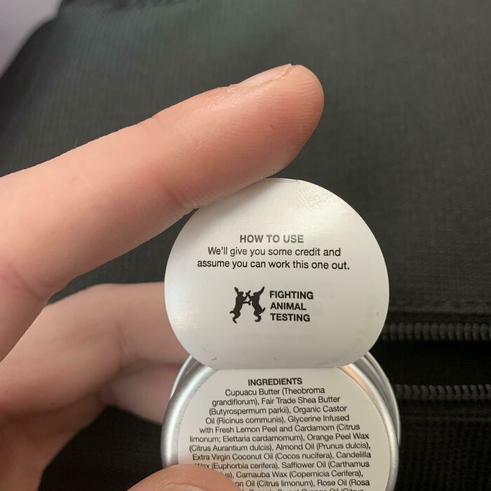 Under The Label Of My Lip Balm