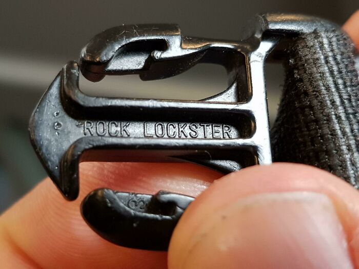 Rock Lockster! Found On My Old Burton Backpack On The Little Strap Across The Chest