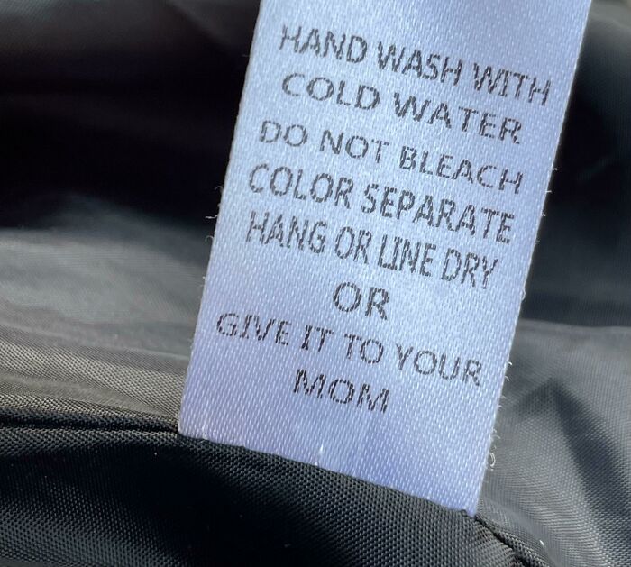 Care Instructions On A Jacket