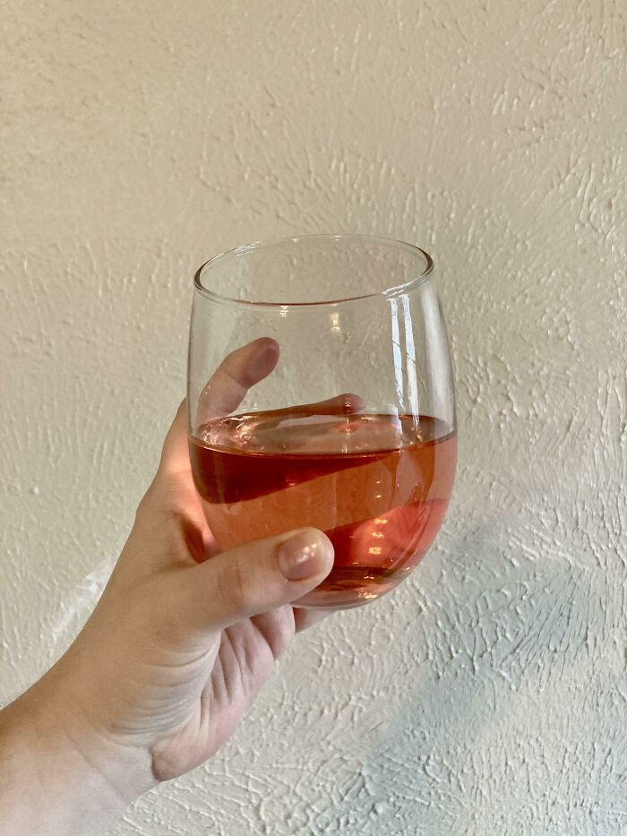 Alcohol-Free Pregnancy Pro Tip: Pour Watermelon Pedialyte In A Wine Glass And Pretend It’s Rosé