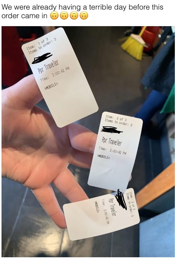 Ridiculous Orders