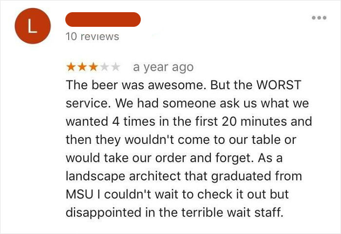 Bar Review In My Hometown