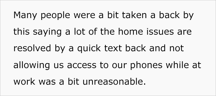 Manager Bans Mobile Phones During Work Hours, Insists All Calls Go Through Her, Staff Maliciously Complies Manager Bans Mobile Phones During Work Hours, Insists All Calls Go Through Her, Staff Maliciously Complies