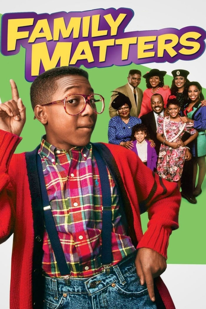 Poster for Family Matters sitcom
