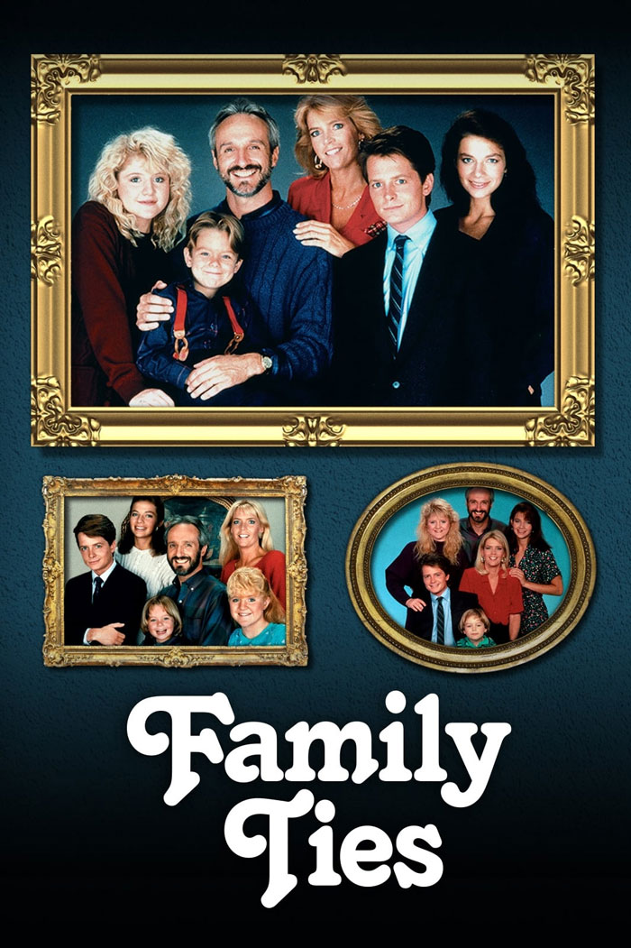 Poster for Family Ties sitcom