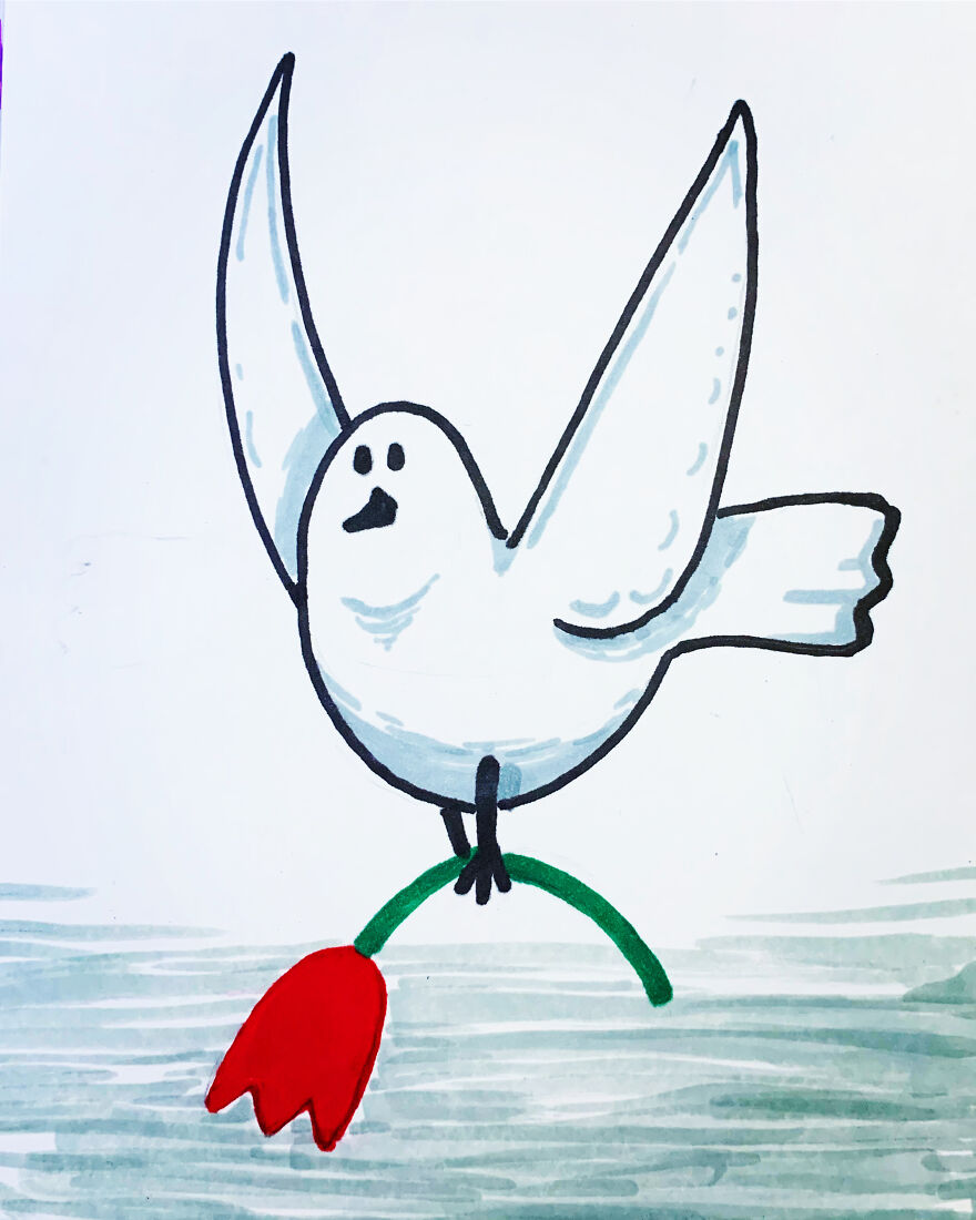 I Drew A Flower Every Day For A Year, And Here Are 40 Of My Best Works