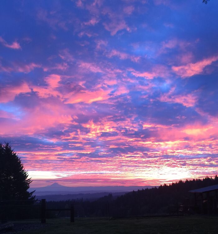 Sunrise Over Mt Hood