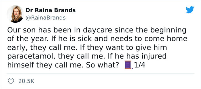 Daycare Keeps Calling The Mom Instead Of The Dad When They Need Something, So She Calls Them Out Daycare Keeps Calling The Mom Instead Of The Dad When They Need Something, So She Calls Them Out