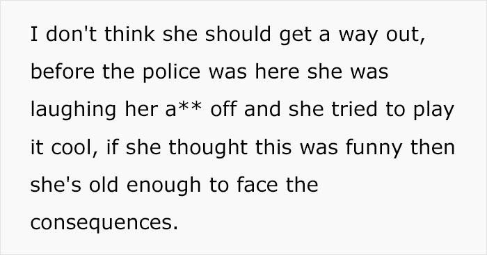 “AITA For Refusing To ‘See Other Options’ For A Girl And Pressing Charges For What She Did To My Son’s Car?” “AITA For Refusing To ‘See Other Options’ For A Girl And Pressing Charges For What She Did To My Son’s Car?”