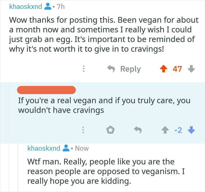Apparently I'm Not A Vegan, Even Though I Don't Buy Animal Products. There Are Toxic People In Every Community
