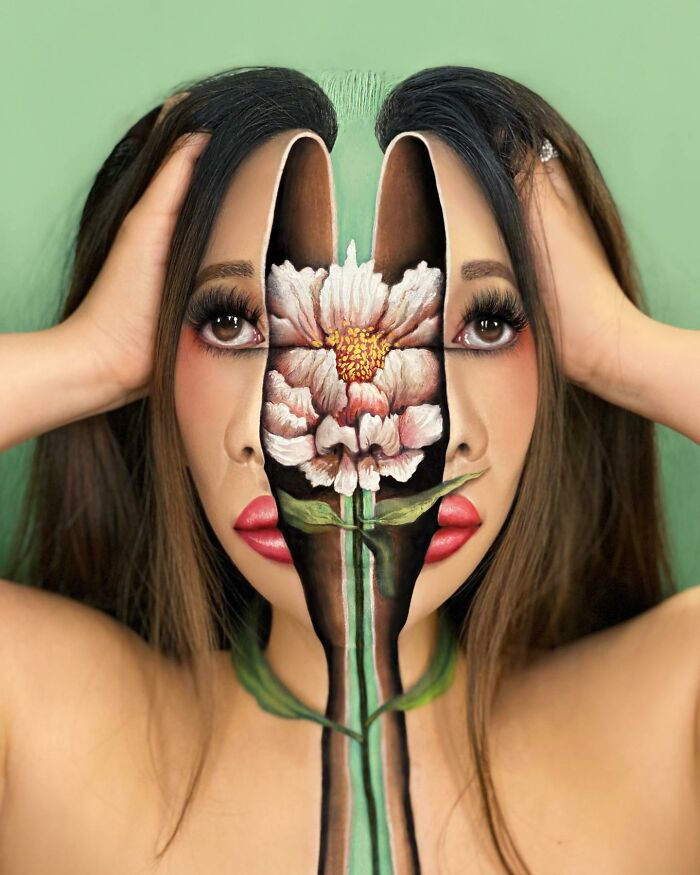 Extraordinary Makeup: 30 Optical Illusion Looks By This Artist (New Pics)