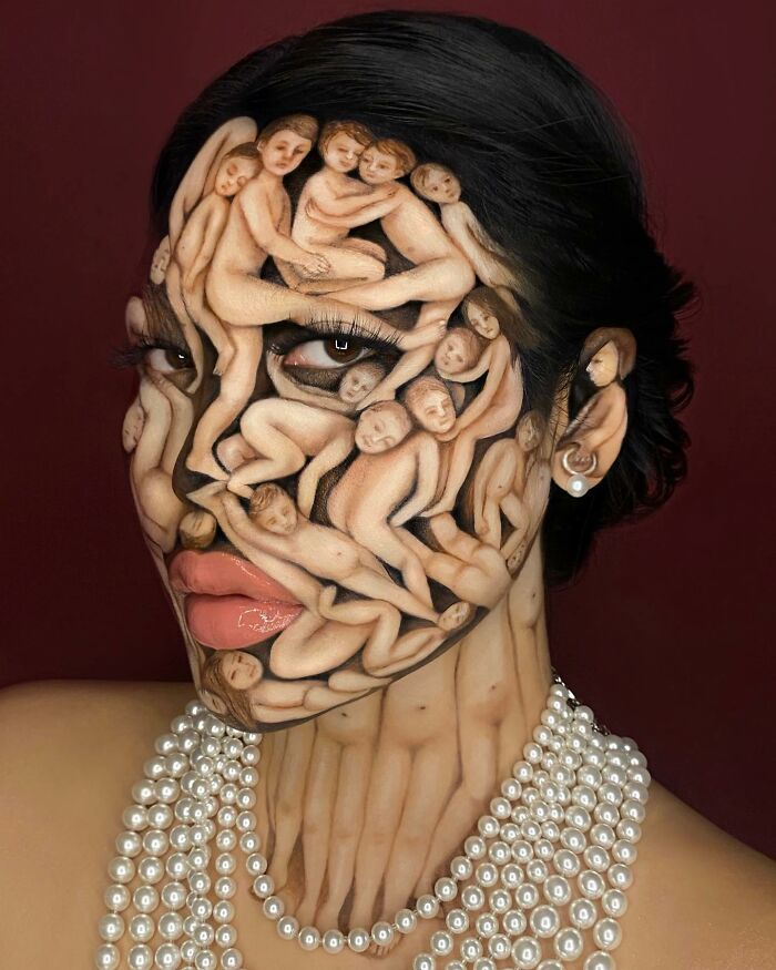 Extraordinary Makeup: 30 Optical Illusion Looks By This Artist (New Pics)