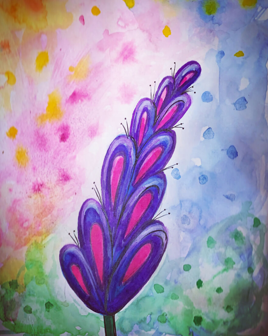 I Drew A Flower Every Day For A Year, And Here Are 40 Of My Best Works