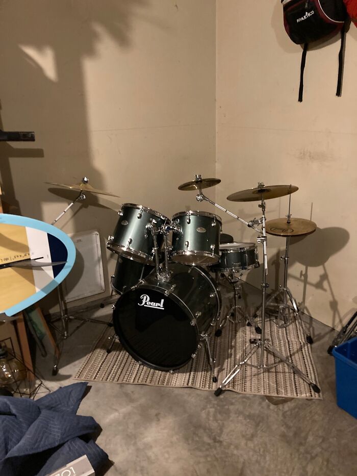 My Pearl Kit, With A Coda Snare Head And Zildjian Cymbals. A Real Beaut