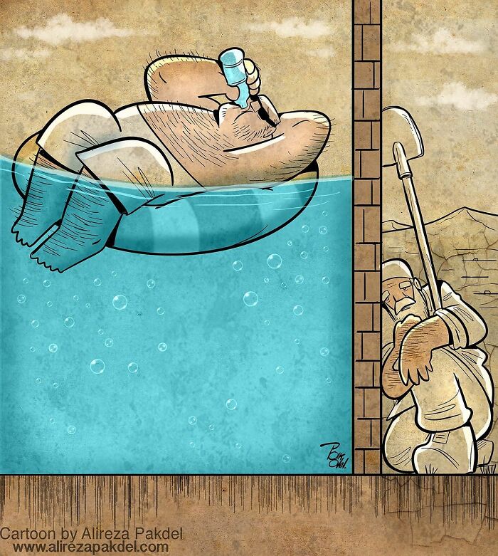 This Artist Illustrates Modern Society's Problems, And Here Are 30 New Illustrations