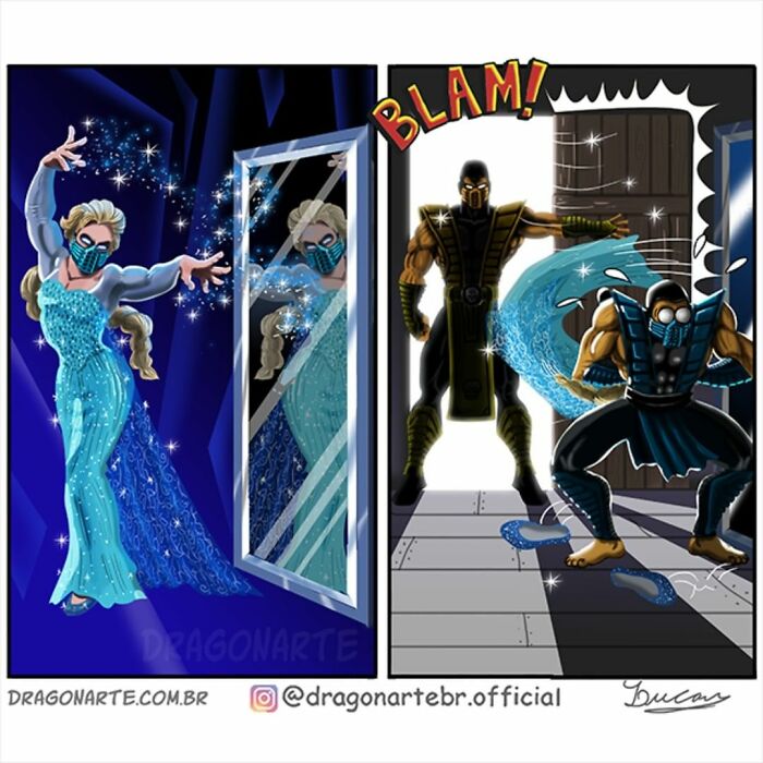 Artist Shows What Superheroes And Other Famous Characters Do When They Are Not Saving The World ( New Comics)