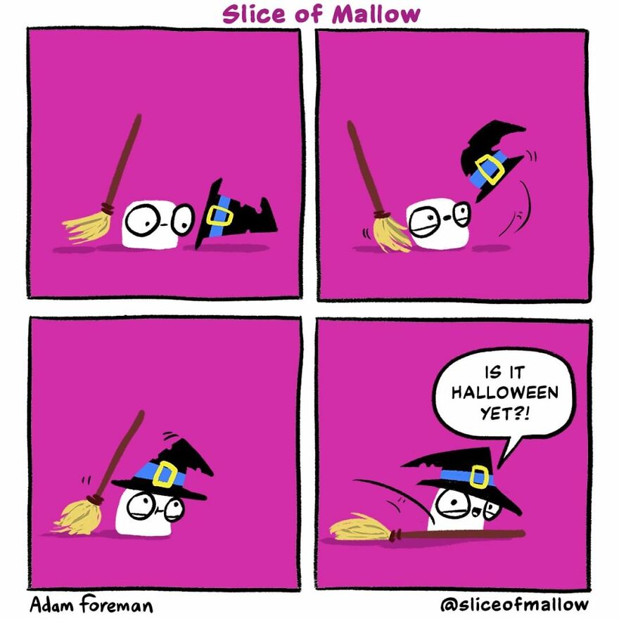 Artist Brings Marshmallows To Life In Very Fun And Relatable Comics