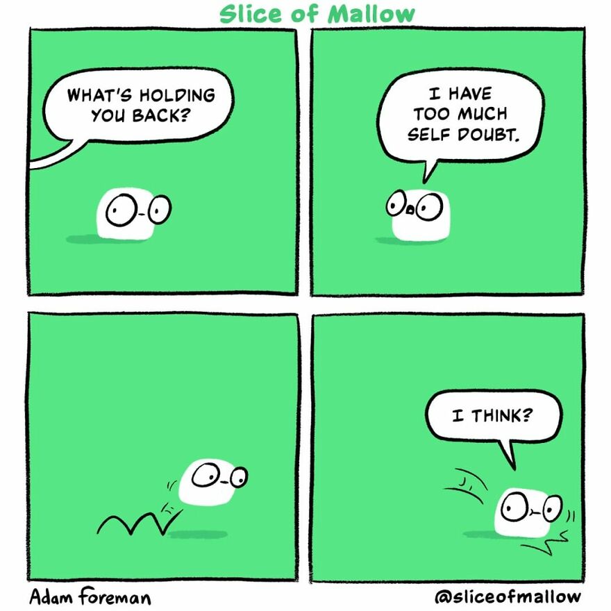 Artist Brings Marshmallows To Life In Very Fun And Relatable Comics