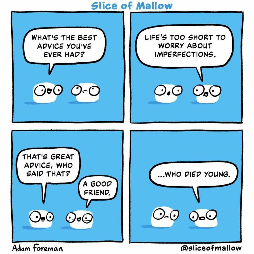 Artist Brings Marshmallows To Life In Very Fun And Relatable Comics