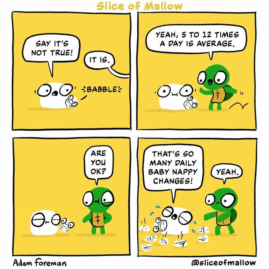 Artist Brings Marshmallows To Life In Very Fun And Relatable Comics