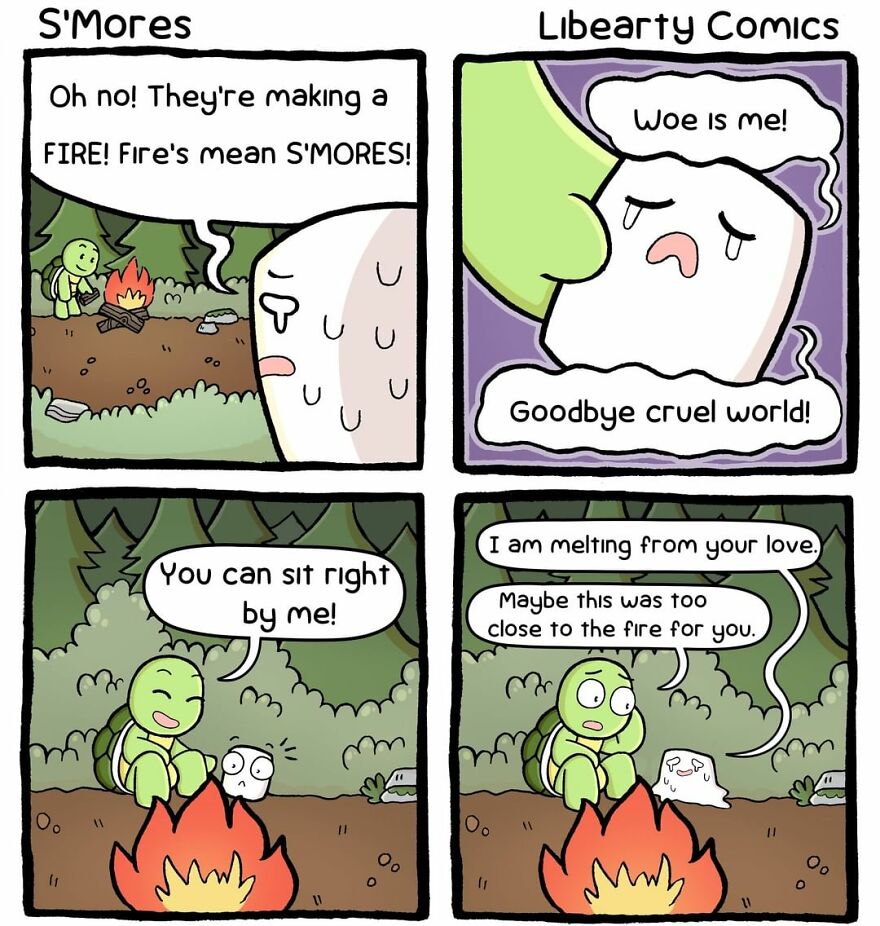 Artist Brings Marshmallows To Life In Very Fun And Relatable Comics