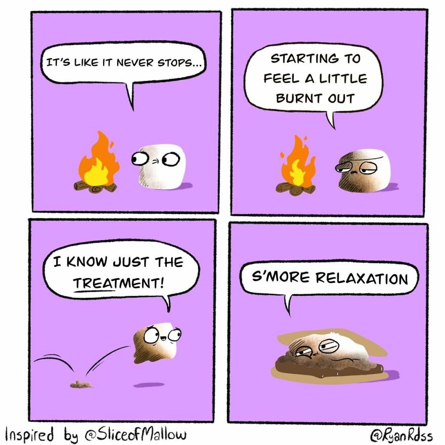 Artist Brings Marshmallows To Life In Very Fun And Relatable Comics