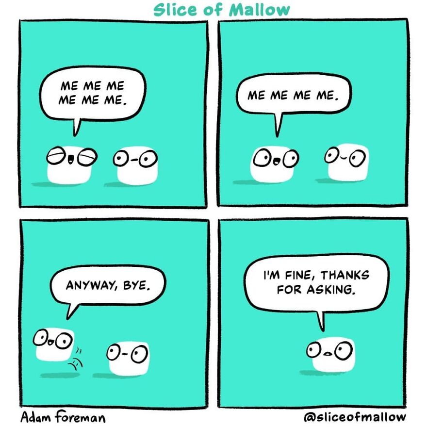 Artist Brings Marshmallows To Life In Very Fun And Relatable Comics