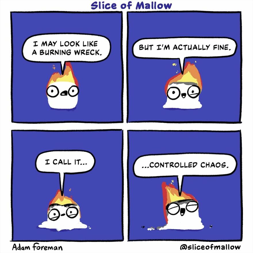 Artist Brings Marshmallows To Life In Very Fun And Relatable Comics